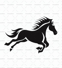 Galoppierendes Pferd